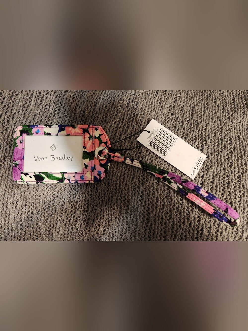 Vera Bradley Luggage Tag / Luggage ID, Flower Garden - NWT - Picture 4 of 5